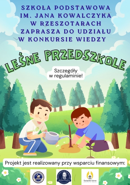 KONKURS ''LEŚNE PRZEDSZKOLE''